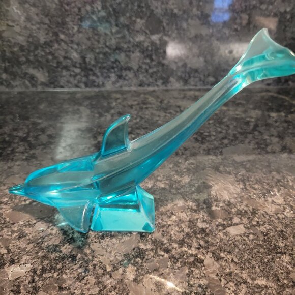 Vintage Murano Glass Dolphin Figurine 1960s Art Italy Formia Zanetti? - Picture 10 of 10